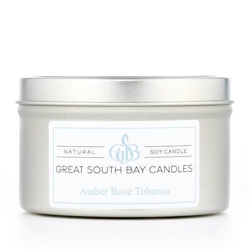 Amber Rose Tobacco scented travel candle