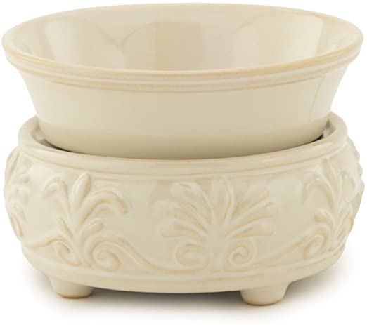 sandstone 2-in-1 classic tabletop pluggable candle wax warmer