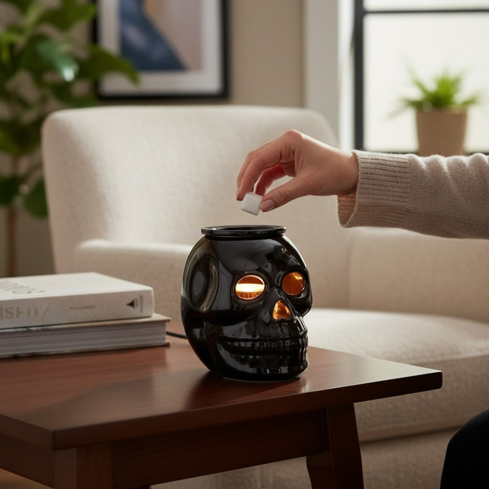 Skull Plug In Candle Fragrance Warmer
