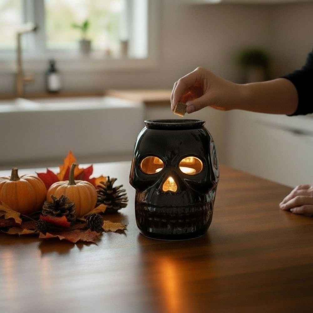 Skull Plug In Candle Fragrance Warmer