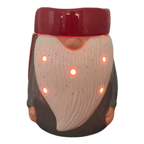 Gnome holiday tabletop plug in candle wax warmer