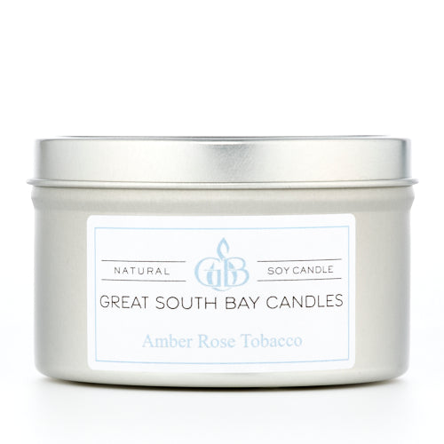 Amber Rose Tobacco scented travel candle 