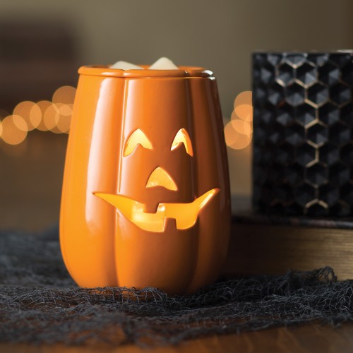 Halloween jack o lantern pumpkin candle wax warmer