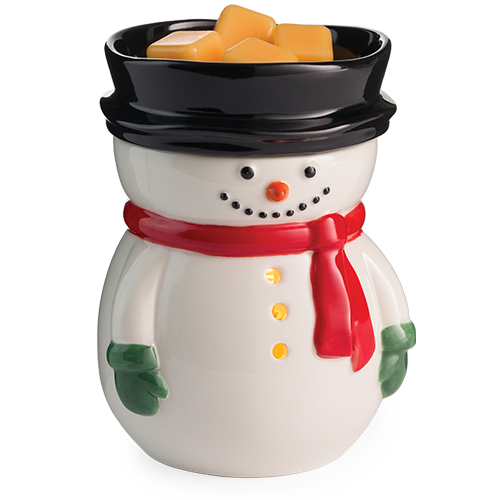 snowman tabletop pluggable candle wax warmer