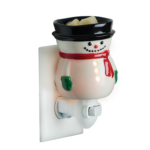 snowman plug in outlet candle wax warmer